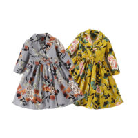 Baby Kid Girls Flower Print Coats Wholesale 220425327