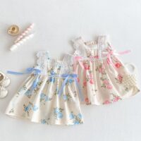 Baby Kid Girls Flower Print Dresses Wholesale 25050848