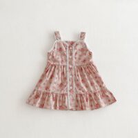 Baby Kid Girls Flower Print Dresses Wholesale 25050881