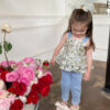 Baby Kid Girls Flower Print Tank Tops Wholesale 230326406