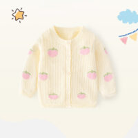 Baby Kid Girls Fruit Crochet Cardigan Wholesale 220817556