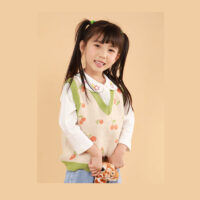 Baby Kid Girls Fruit Crochet Vests Waistcoats Knitwear Wholesale 220817201