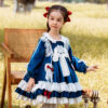 Baby Kid Girls Love heart Cartoon Bow Lace Birthday Party Dresses Princess Dresses Wholesale 227710240