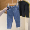 Baby Kid Girls Love heart Jeans Wholesale 230210338