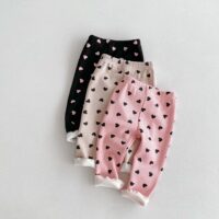 Baby Kid Girls Love heart Print Pants Wholesale 240913151