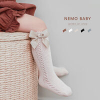 Baby Kid Girls Solid Color Bow Accessories Socks Wholesale 220414358