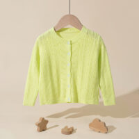 Baby Kid Girls Solid Color Cardigan Wholesale 221010140