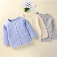 Baby Kid Girls Solid Color Cardigan Wholesale 221107266