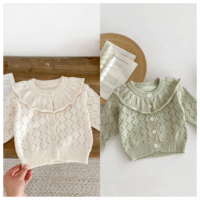 Baby Kid Girls Solid Color Cardigan Wholesale 240802286