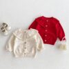 Baby Kid Girls Solid Color Cardigan Wholesale 24091352