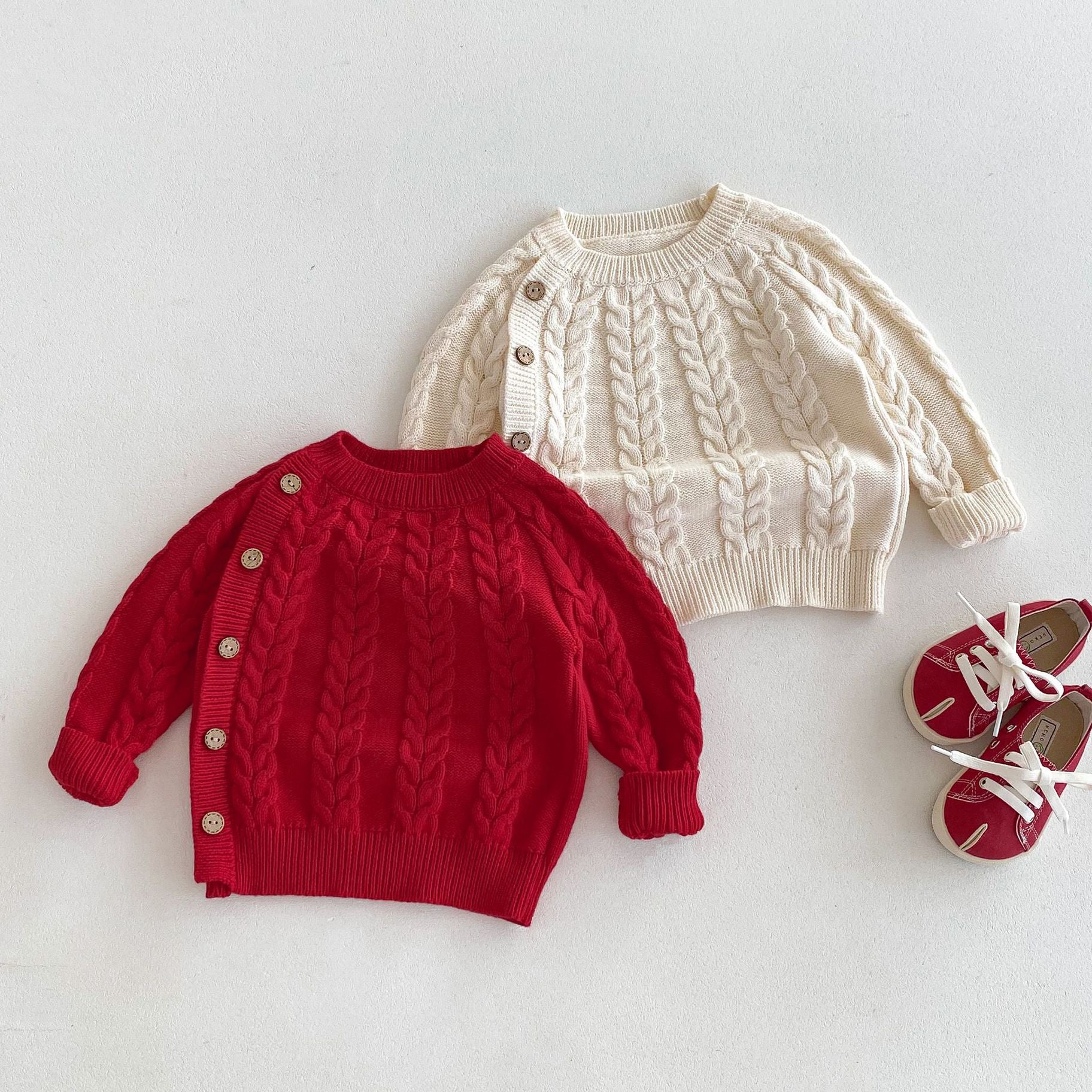 Baby Kid Girls Solid Color Cardigan Wholesale 24091355