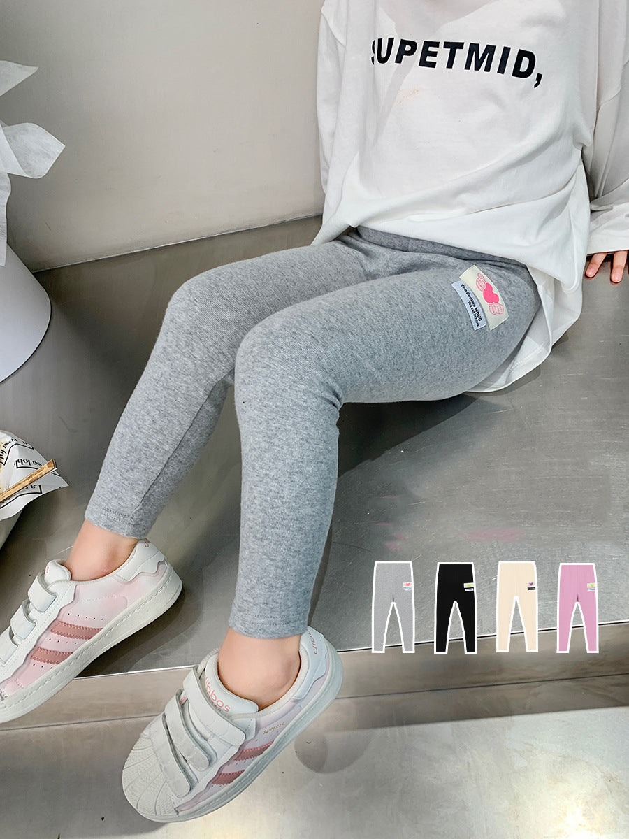 Baby Kid Girls Solid Color Cartoon Pants Leggings Wholesale 230206443