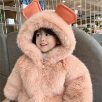Baby Kid Girls Solid Color Cartsoon Jackets Outwears Wholesale 221229654
