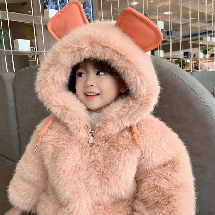 Baby Kid Girls Solid Color Cartsoon Jackets Outwears Wholesale 221229654
