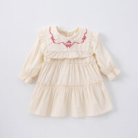 Baby Kid Girls Solid Color Dresses Wholesale 25022767