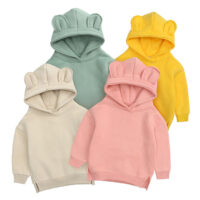 Baby Kid Girls Solid Color Hoodies Swearshirts Wholesale 220114413