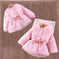 Baby Kid Girls Solid Color Jackets Outwears Wholesale 221229101