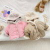 Baby Kid Girls Solid Color Jackets Outwears Wholesale 231130316