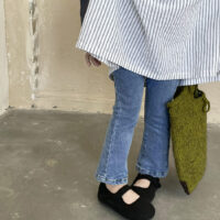 Baby Kid Girls Solid Color Jeans Wholesale 220924116