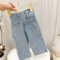 Baby Kid Girls Solid Color Pants Jeans Wholesale 220214123