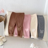 Baby Kid Girls Solid Color Pants Leggings Wholesale 240913138