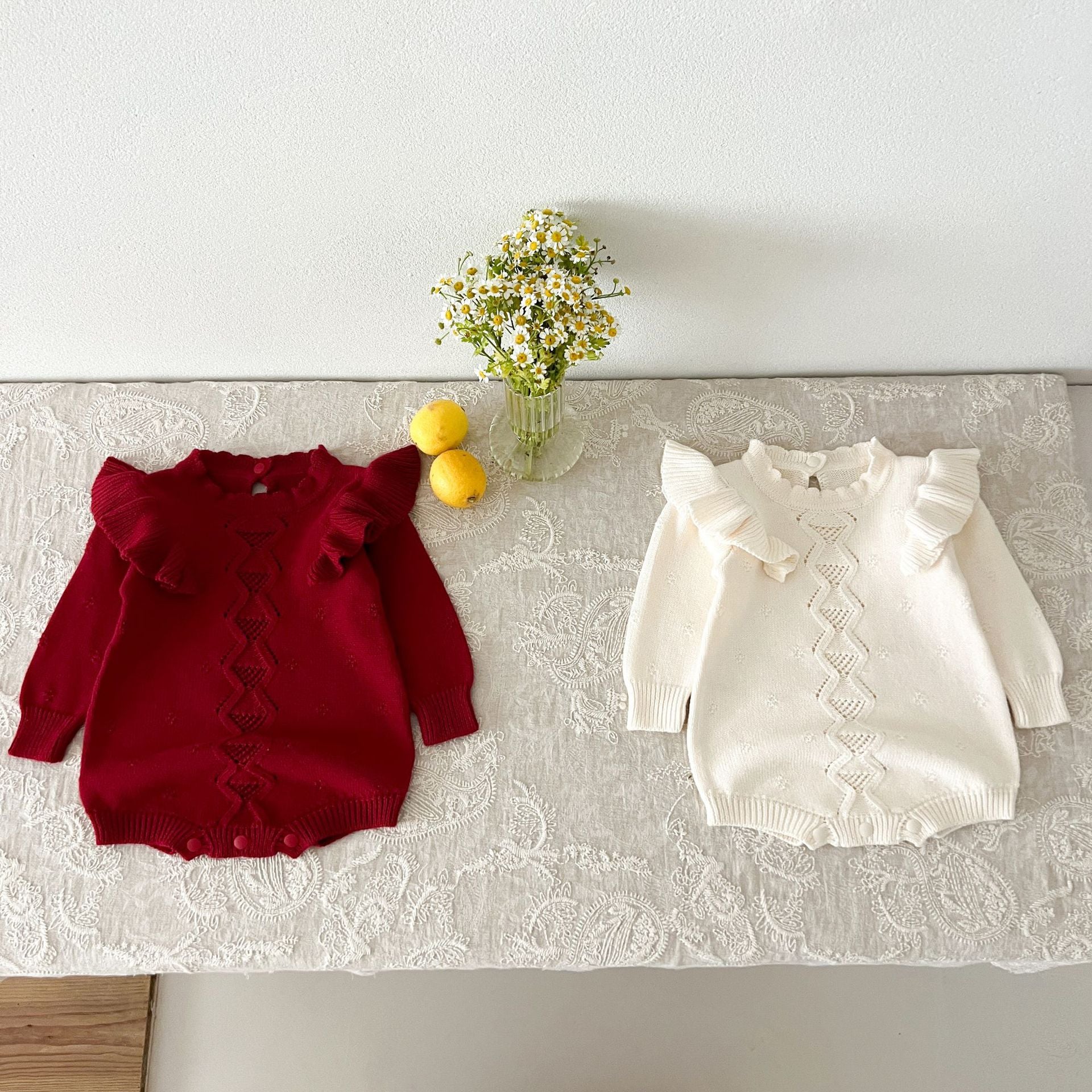 Baby Kid Girls Solid Color Rompers Wholesale 240802328