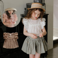 Baby Kid Girls Solid Color T-Shirts Wholesale 220322156