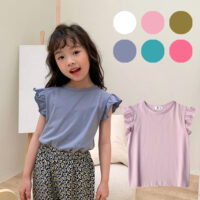 Baby Kid Girls Solid Color Tank Tops Wholesale 220317409