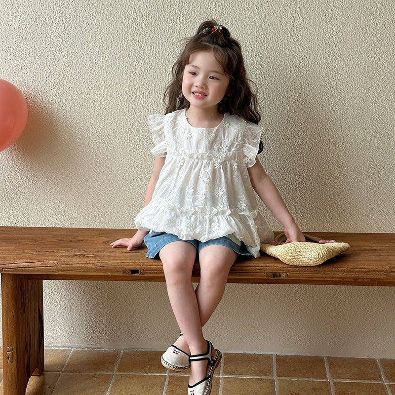 Baby Kid Girls Solid Color Tank Tops Wholesale 25050837