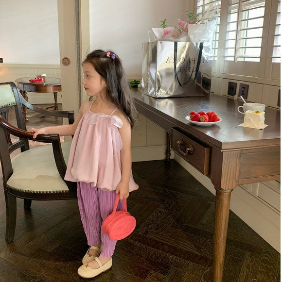 Baby Kid Girls Solid Color Tops Wholesale 230227735