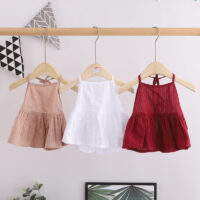 Baby Kid Girls Solid Color Tops Wholesale 230228135