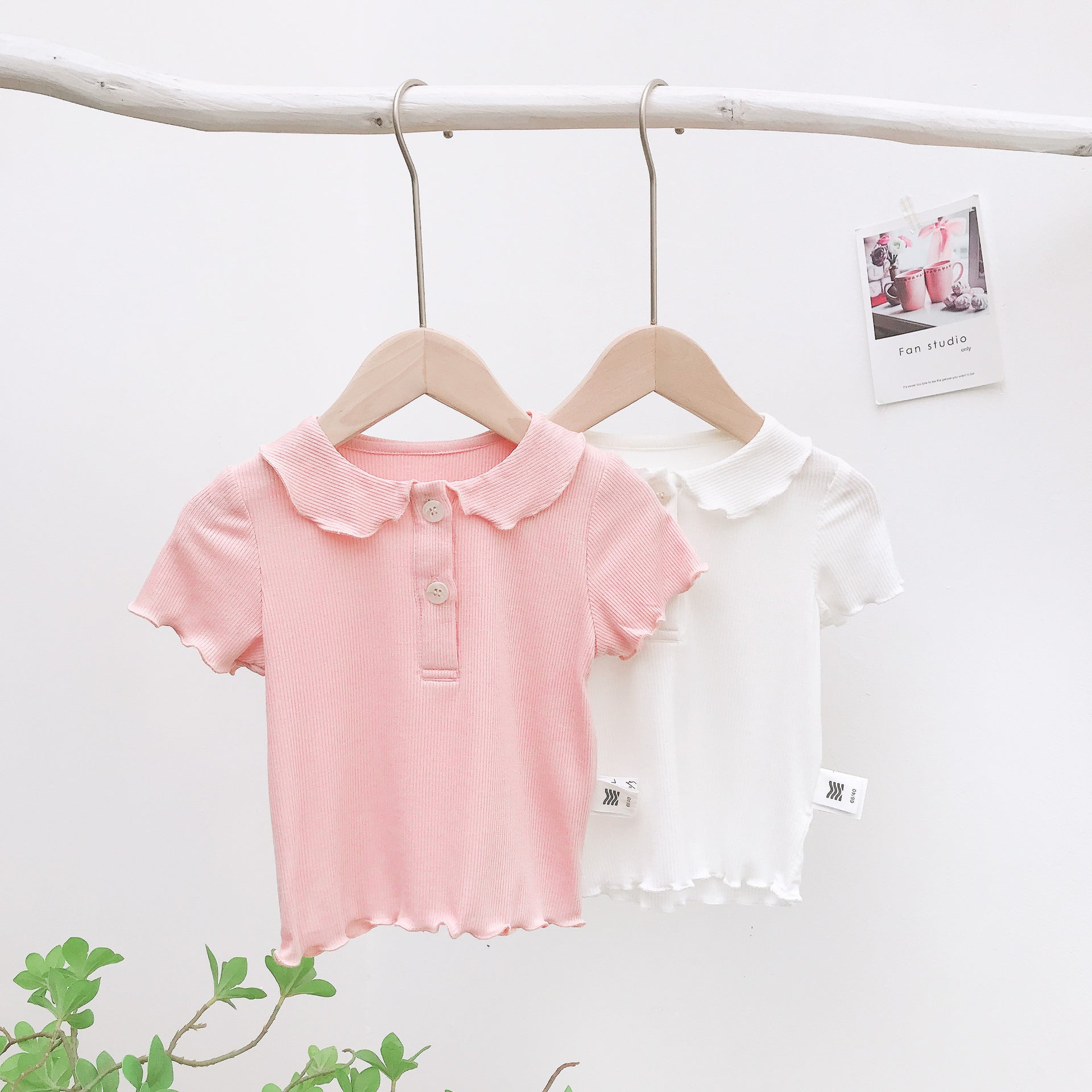 Baby Kid Girls Solid Color Tops Wholesale 230315502