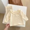Baby Kid Girls Solid Color Tops Wholesale 230828232