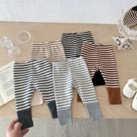 Baby Kid Girls Striped Pants Wholesale 240802223
