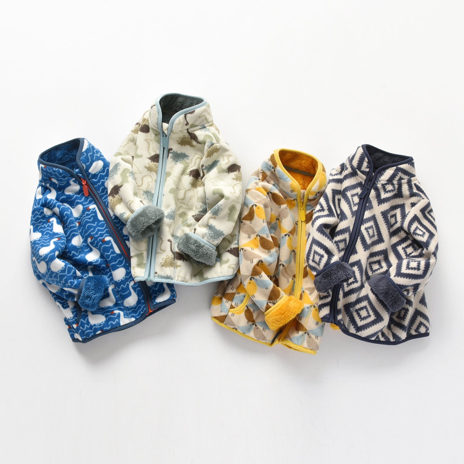 Baby Kid Unisex Animals Cartoon Print Jackets Outwears Wholesale 22080283