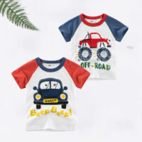 Baby Kid Unisex Car T-Shirts Wholesale 22041435