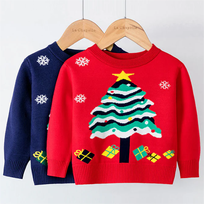 Baby Kid Unisex Cartoon Plant Christmas Sweaters Wholesale 22113074