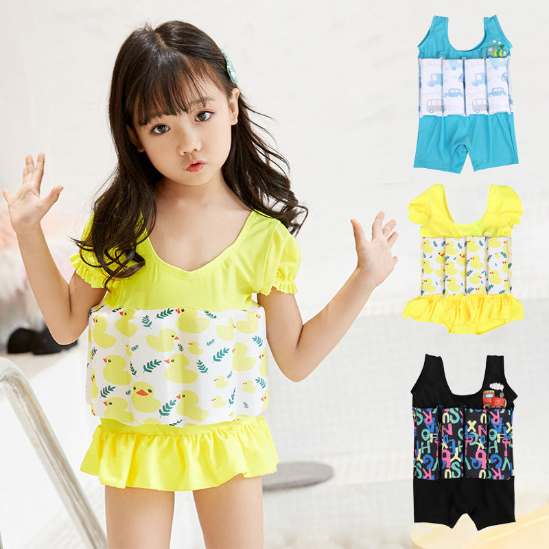 Baby Kid Unisex Cartoon Print Beach Rompers Swimwears Wholesale 22060653