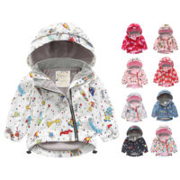 Baby Kid Unisex Cartoon Print Jackets Outwears Wholesale 221107147
