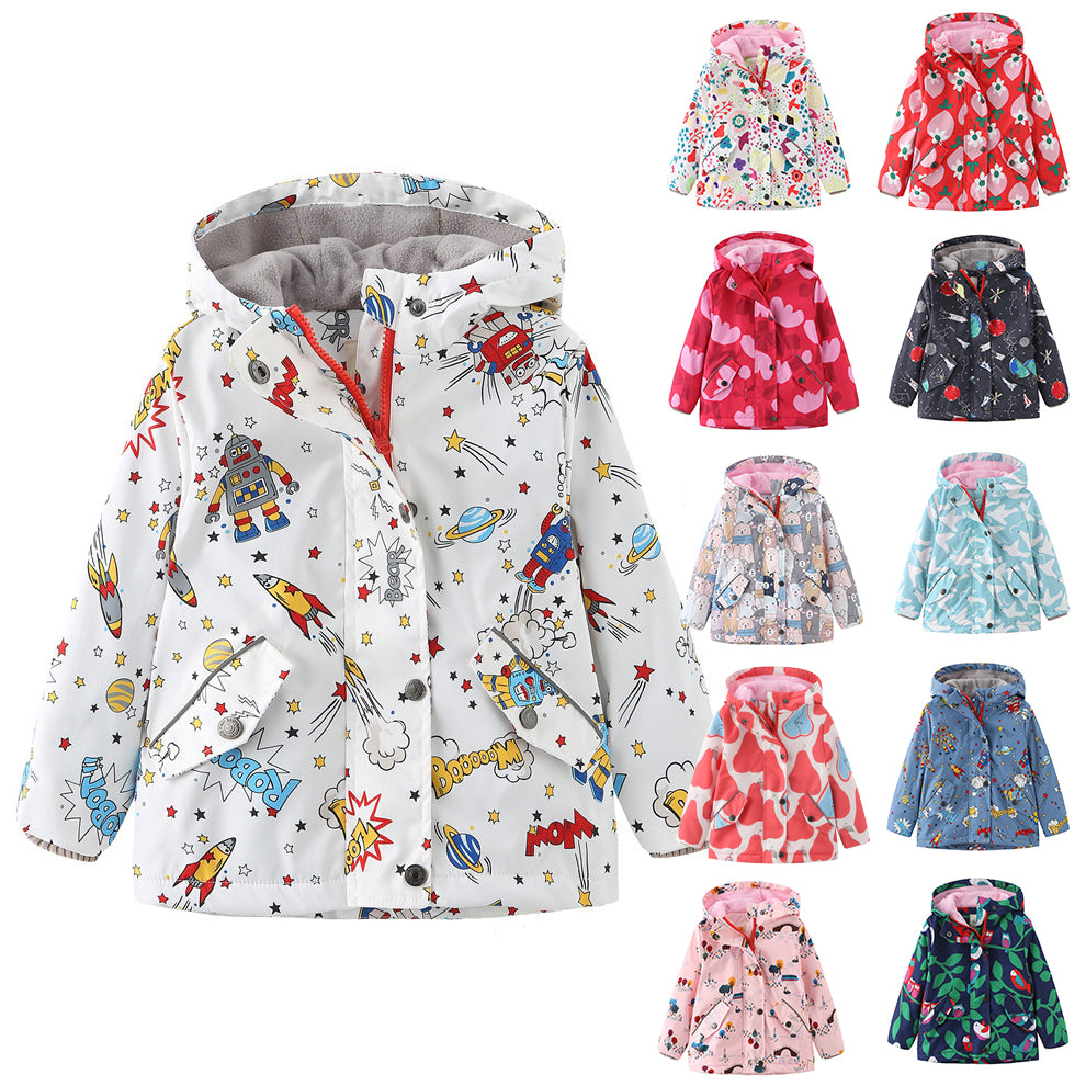 Baby Kid Unisex Cartoon Print Jackets Outwears Wholesale 221107148