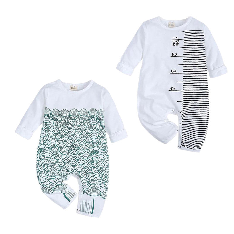 Baby Kid Unisex Cartoon Print Jumpsuits Wholesale 22011492