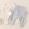 Baby Kid Unisex Cartoon Print Pants Wholesale 23011377