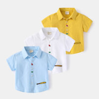 Baby Kid Unisex Cartoon Print Shirts Wholesale 220407263