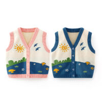 Baby Kid Unisex Cartoon Vests Waistcoats Wholesale 220817304