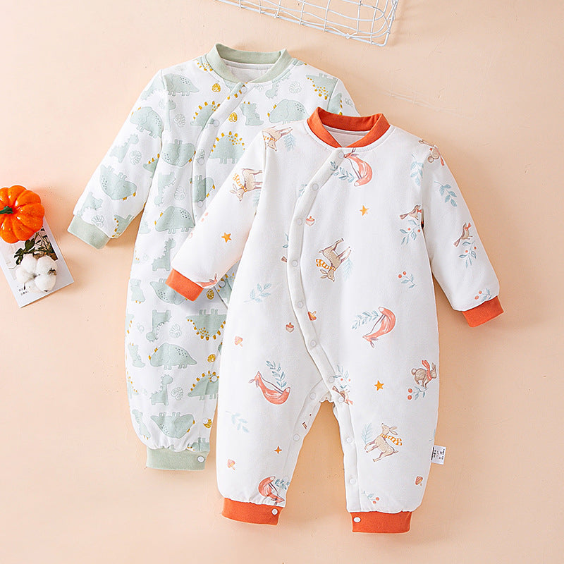 Baby Kid Unisex Dinosaur Animals Print Jumpsuits Wholesale 221125397