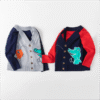 Baby Kid Unisex Dinosaur Cartoon Cardigan Wholesale 22113076