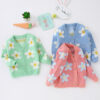 Baby Kid Unisex Flower Cardigan Wholesale 221107221