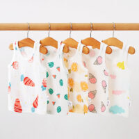 Baby Kid Unisex Fruit Cartoon Print Tank Tops Wholesale 220422246