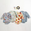 Baby Kid Unisex Letters Car Galaxy Print Rompers Wholesale 22052678