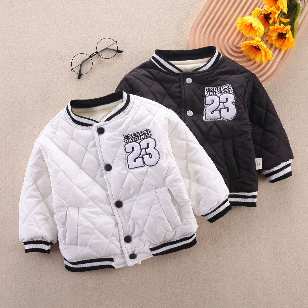 Baby Kid Unisex Letters Checked Jackets Outwears Wholesale 221130249